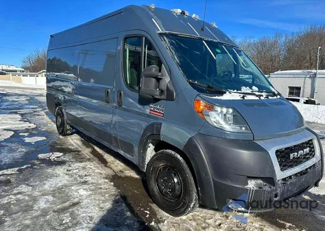 2021 Ram Promaster 3500 3500 High из США, поврежденный, VIN 3C6MRVJG7ME536612